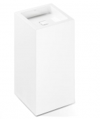 Alape WT - Lavabo 455x455mm without tap holes without overflow blanco sin Coating