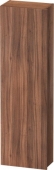 DURAVIT DuraStyle - Armario medio alto with 1 door & hinges left 400x1400x240mm dark walnut/basalt matt
