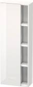 DURAVIT DuraStyle - Armario medio alto with 1 door & hinges left 500x1400x240mm white high gloss/basalt matt