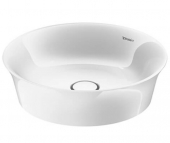 DURAVIT White Tulip - Countertop Washbowl for Console 430x430mm without tap holes without overflow blanco sin WonderGliss