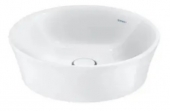 DURAVIT White Tulip - Lavabo para mueble 500x500mm without tap holes without overflow blanco sin WonderGliss