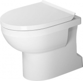 Duravit DuraStyle Basic - Stand-WC Basic 560mm rimless Tiefspüler Abgang senkrecht weiß