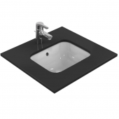 Ideal Standard Connect - Lavabo encastrado 420x350mm without tap holes with overflow blanco sin IdealPlus