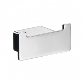 EMCO Loft - Gancho toallero doble stainless steel look