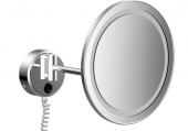 EMCO Universal - Espejo de maquillaje/afeitado  3x magnification with LED lighting chrome / mirrored