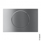 Geberit Sigma10 - Escudo para WC con de 1 descarga brushed stainless steel / brushed stainless steel