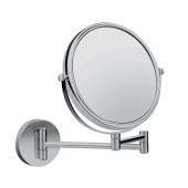hansgrohe Logis Universal - Espejo de maquillaje/afeitado  3x magnification without lighting chrome / mirrored