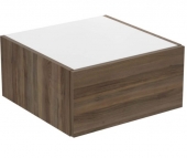 Ideal Standard Adapto - Mueble bajo lavabo para encimera with 1 drawer 500x245x503mm walnut/walnut