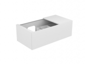 Keuco Edition 11 - Vanity unit 31153, 1 pan drawer, white / white