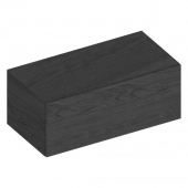 Keuco Edition 90 - Mueble lateral with 1 drawer 1000x40x485mm dark grey oak/dark grey oak