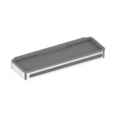 Keuco Plan - Cesta de ducha stainless steel / light grey
