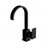 Steinberg Series 135 - Waschtisch-Einhebelmischbatterie mit Ablaufgarnitur matt black