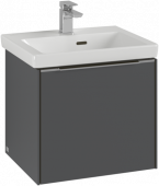 Villeroy & Boch Subway 3.0 - Mueble bajo lavabo with 1 drawer 473x432x408mm graphite/graphite