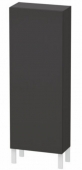 DURAVIT L-Cube - Colonna bassa con 1 porta e stop a sinistra 500x1320x243mm grafite super opaco/grafite super opaca