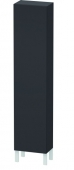 DURAVIT L-Cube - Armadio con 1 porta e stop a sinistra 400x1760x243mm grafite super opaco/grafite super opaca