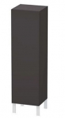 DURAVIT L-Cube - Colonna bassa con 1 porta e stop a destra 400x1320x363mm grafite super opaco/grafite super opaca