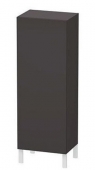 DURAVIT L-Cube - Colonna bassa con 1 porta e stop a destra 500x1320x363mm grafite super opaco/grafite super opaca
