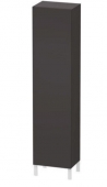 DURAVIT L-Cube - Armadio con 1 porta e stop a sinistra 250-500x1321-2000x200-363mm grafite super opaco/grafite super opaca