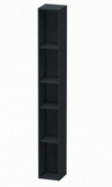 DURAVIT L-Cube - Mensola with 5 open compartments 180x1400x180mm grafite super opaco/grafite super opaca