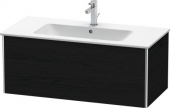Duravit XSquare - Waschtischunterschrank 400x1010x478mm 1 Auszug eiche schwarz