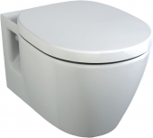 Ideal Standard Connect - Vaso sospeso a fondo piatto with flushing rim bianco senza IdealPlus