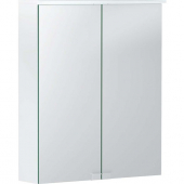 Geberit Option - Basic Spiegelschrank mit Beleuchtung 2 Türen 550x675x140mm weiß