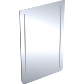 Geberit Renova Comfort - Specchio con illuminazione a LED 650mm specchiato 