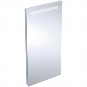 Geberit Renova Compact - Specchio con illuminazione a LED 400mm specchiato 