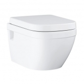 Grohe Euro Keramik - Wand-Tiefspül-WC-Set mit WC-Sitz SoftClose alpinweiß