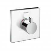 Hansgrohe ShowerSelect - Glas Thermostat Highflow chrom / weiß