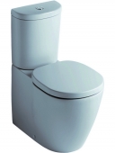 Ideal Standard Connect - Vaso a pavimento a fondo cavo with flushing rim bianco con IdealPlus