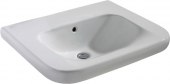 Ideal Standard Contour - Lavabo 600x550mm senza fori per rubinetti con troppopieno bianco senza  IdealPlus