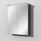 Sanipa Reflection - Melamin-Spiegelschrank MALTE 750x600x149 anthrazit-matt