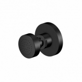 Steinberg Series 100 - Soffione doccia laterale orientabile nero opaco