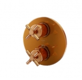 Steinberg Series 250 - Miscelatore termostatico a incasso per 2 utenze oro rosa