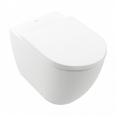 Villeroy & Boch Subway 3.0 - Set WC da parete dal fondo cavo con TwistFlush bianco con CeramicPlus