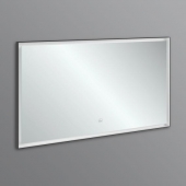 Villeroy & Boch Subway 3.0 - Specchio con luce LED 1400mm nero opaco / bianco opaco