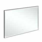 Villeroy & Boch Subway 3.0 - Specchio con luce LED 1200mm nero opaco / bianco opaco