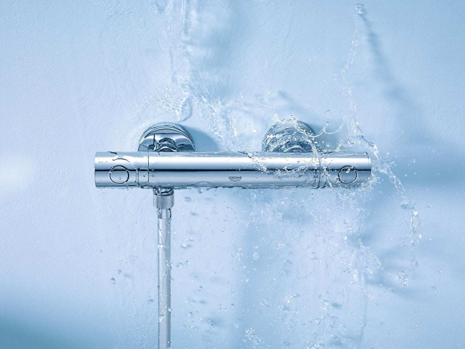 Perth Consequent Mondwater GROHE Grohtherm 1000 Cosmopolitan Exposed thermostatic shower mixer with 1  outlet | xTWOstore