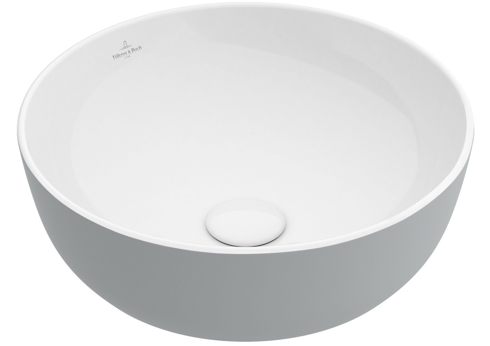 Villeroy Boch Artis Countertop Washbasin For Furniture Without Overflow 430 White French Linen Xtwostore