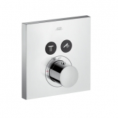 Hansgrohe Axor ShowerSelect - Thermostat UP Fertigset 2 Verbraucher quadratisch chrom