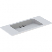 Geberit ONE - Washbasin 900x400mm without tap holes without overflow branco with KeraTect
