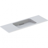 Geberit ONE - Washbasin 1200x400mm without tap holes without overflow branco with KeraTect