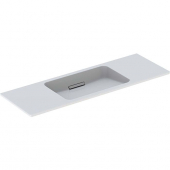 Geberit ONE - Washbasin 1200x400mm without tap holes without overflow branco with KeraTect