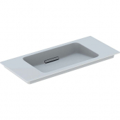 Geberit ONE - Washbasin 900x400mm without tap hole with concealed overflow branco with KeraTect