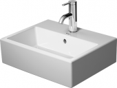 Duravit Vero Air - Handwaschbecken 450 mm mit Überlauf mit Hahnlochbank mit Hahnlöcher weiß