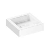 Alape WT - Washbasin 325x325mm without tap holes without overflow branco without Coating