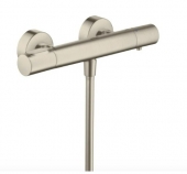 AXOR Citterio M - Exposed thermostatic shower mixer for 1 outlet brushed nickel