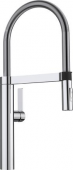 Blanco Culina-S - Küchenarmatur metallische Oberfläche Hochdruck chrom