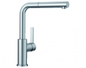 Blanco Lanora-S - Single lever kitchen mixer L-Size with Swivel Spout stainless steel brushed 